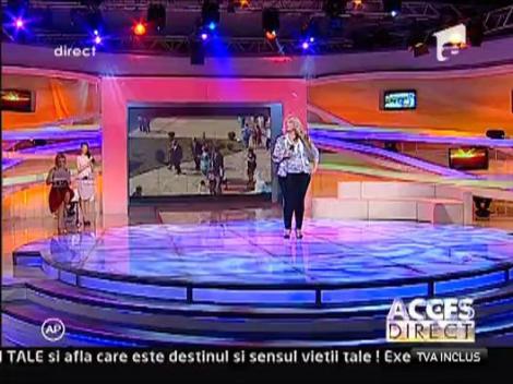 Nicoleta Guta a cantat la Acces Direct