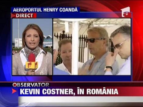 Kevin Costner soseste azi in Romania