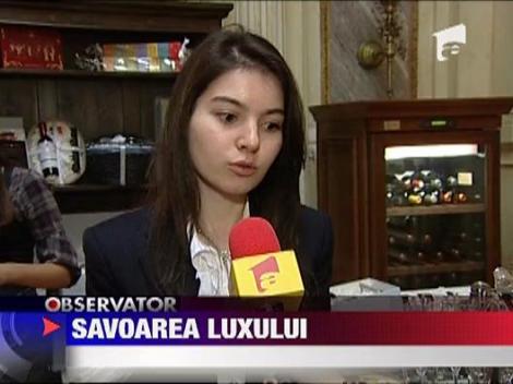 Romanii adora bauturile si mancarurile scumpe