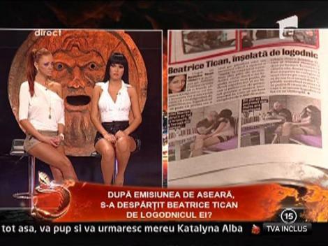 Beatrice Tican spune ca relatia ei este una tensionata