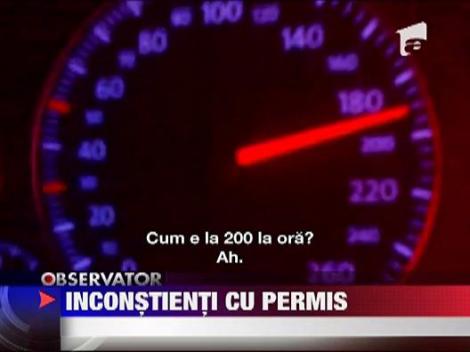 Un sofer din Mizil a transformat drumul national 85 in propriul circuit de curse