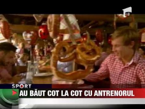 Ribery si Robben au baut timp de 3 ore la o berarie din Munchen