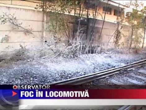 Locomotiva in flacari la Suceava