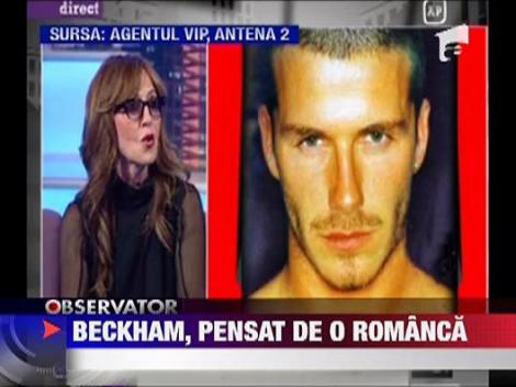 David Beckham, pensat de o romanca
