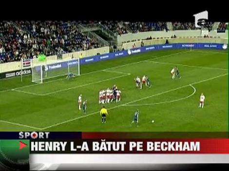 David Beckham a fost batut de Thierry Henry