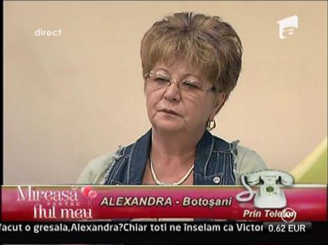 Discutie prin telefon cu Alexandra din Botosani