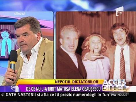 Nepotul lui Nicolae Ceausescu, pentru prima data intr-un platou de televiziune!