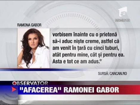 Ramona Gabor face bisnita cu cosmetice