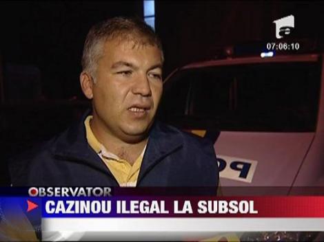 Cazino ilegal descoperit in Capitala