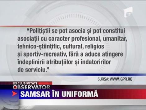 Agent de politie in timpul zilei si samsar in timpul liber