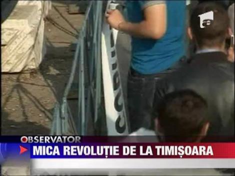 Scene de revolutie la Timisoara