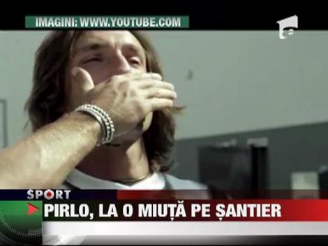 Pirlo a ajuns muncitor pe santier