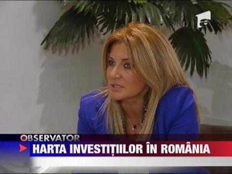 Harta investitiilor in Romania