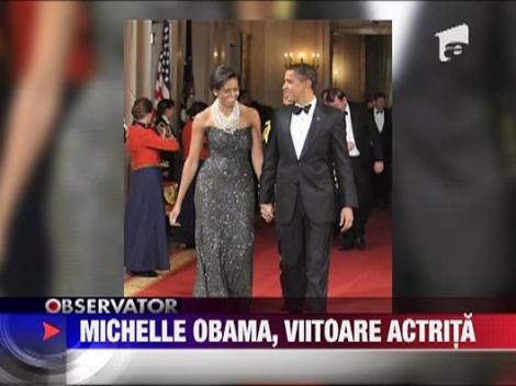 Michelle Obama ar putea fi actrita
