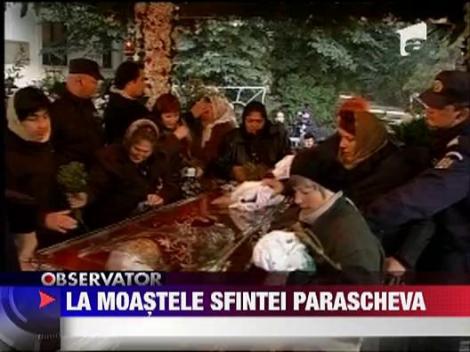 Aglomeratie la moastele Sf Parascheva