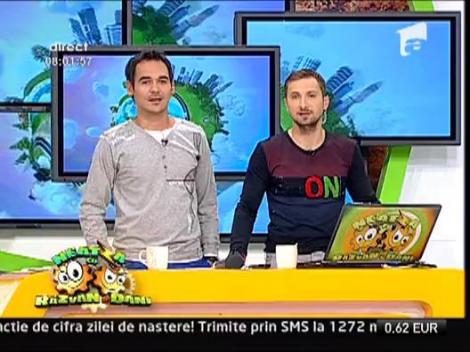 Razvan, in perfuzii in culisele emisiunii "Neatza cu Razvan si Dani"