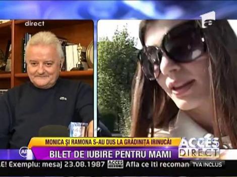 Monica si-a vizitat fata la gradinita