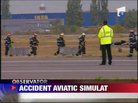 Simulare de accident aviatic