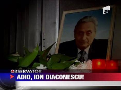 Ion Diaconescu este inmormantat astazi