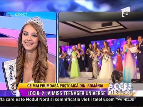 Romania pe locul 2 la Miss Teenager Universe!