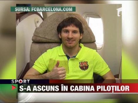 Messi fuge de suporteri si la 10 000 de metri altitudine!