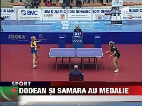 Daniela Dodean si Elizabeta Samara fac legea la Campionatul European de tenis de masa