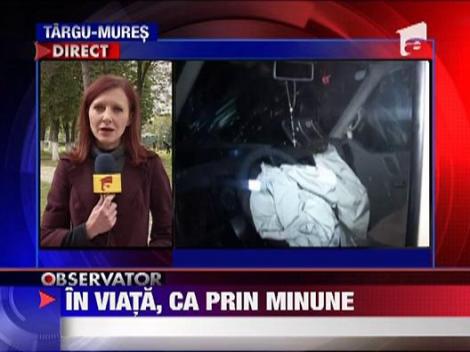 Un TIR a ramas fara frane pe un bulevard din Zalau