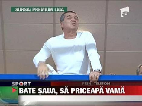 Copos l-a pus pe Gigi Becali sa-l faca praf pe Dinu Gheorghe!