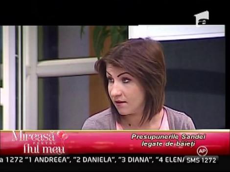 Sandra regreta ca l-a ales pe Dragos!