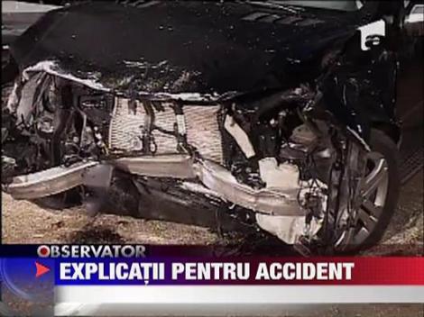 Politistii au revenit la locul accidentului provocat de Serban Huidu