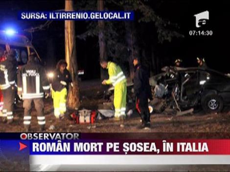 Italia: Roman mort intr-un accident rutier