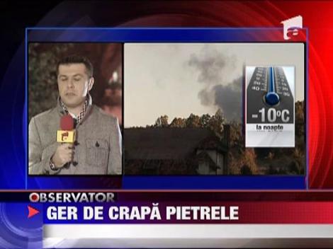 Ger de crapa pietrele in aceasta noapte