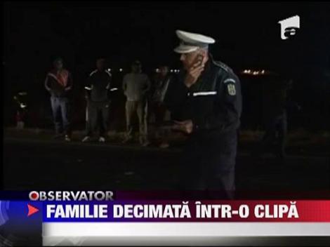 Familie decimata intr-un taxi