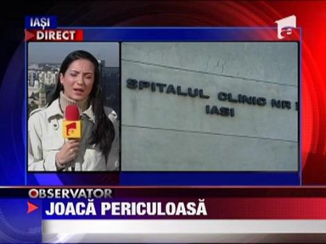 O fetita de 5 ani s-a lovit cu un cutit in ochi