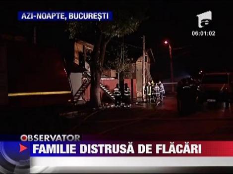 Incendiu in Ferentari: 2 copii si un adult, morti!