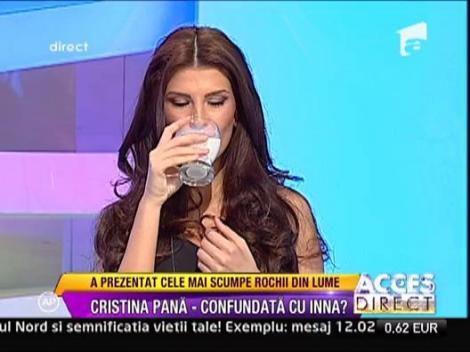 Cristina Pana a fost confundata cu Inna!