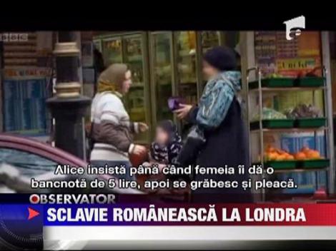 Sclavie romaneasca la Londra