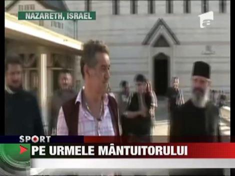 Gigi Becali a facut baie in Iordan