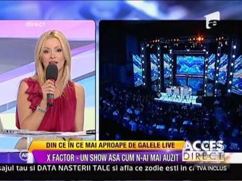 X Factor, din ce in ce mai aproape de galele live
