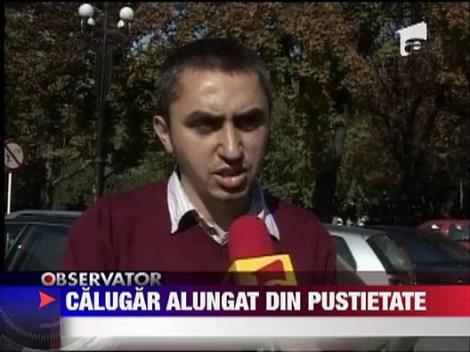 Pustnic alungat din munti deoarece chilia in care sta se afla langa viitoarea partie
