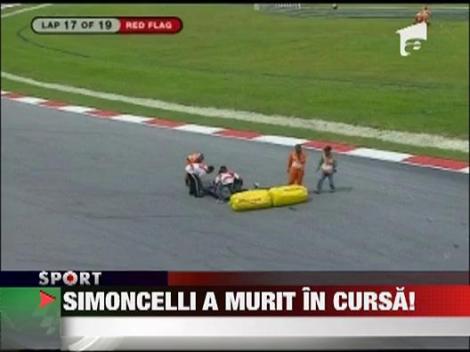 Simoncelli a murit in cursa