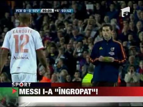 Messi a fost demon pentru Barcelona