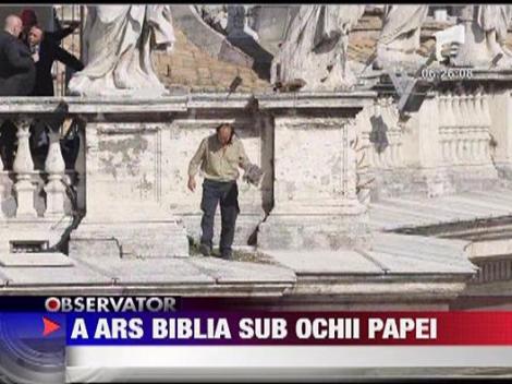 Un roman a ars o biblie la Vatican