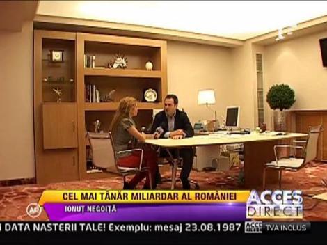 Ionut Negoita, cel mai tanar miliardar al Romaniei