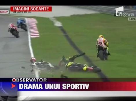 Accident teribil la Moto GP: Marco Simoncelli a murit ‎