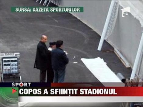 George Copos a dus preotii sa sfinteasca Arena Nationala