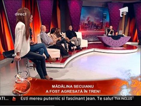 Madalina Secuianu a fost agresata in tren
