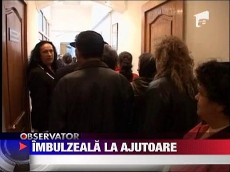 Imbulzeala la ajutoare in Targu-Jiu