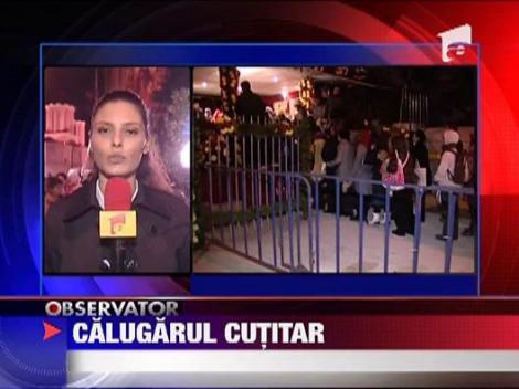 Calugar cutitar pe dealul Patriarhiei