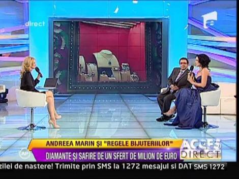 Andreea Marin Banica: "Nu conteaza pretul bijuteriilor pentru mine"